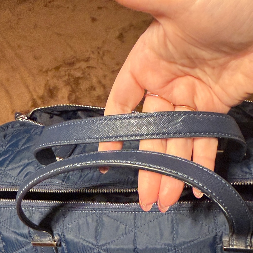 Kate Spade Navy Quilted Travel Bag - Picture 8 of 10